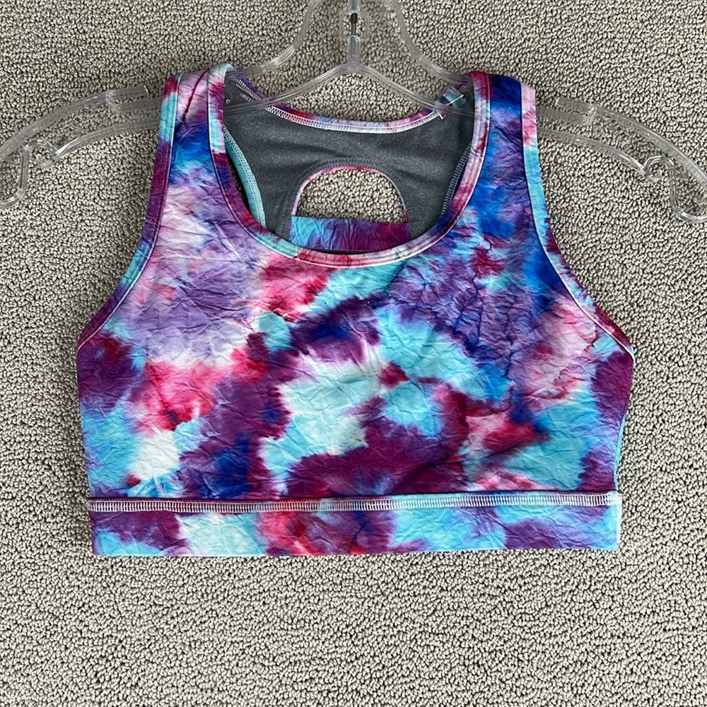 Born Primitive Sports Bra Tie Dye Womens Size Small Workout CrossFit Active